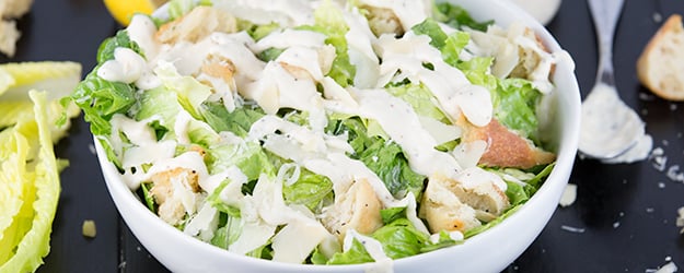 how to make ceasar salad {restaurant style} 1